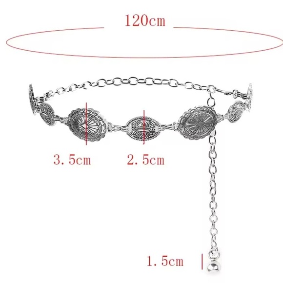 Vintage Retro Gold Chain Belt main image 8